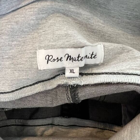 Rose Maternite Women’s Maternity Pregnancy Stretch Gray Jeans Pants XL - Picture 6 of 11